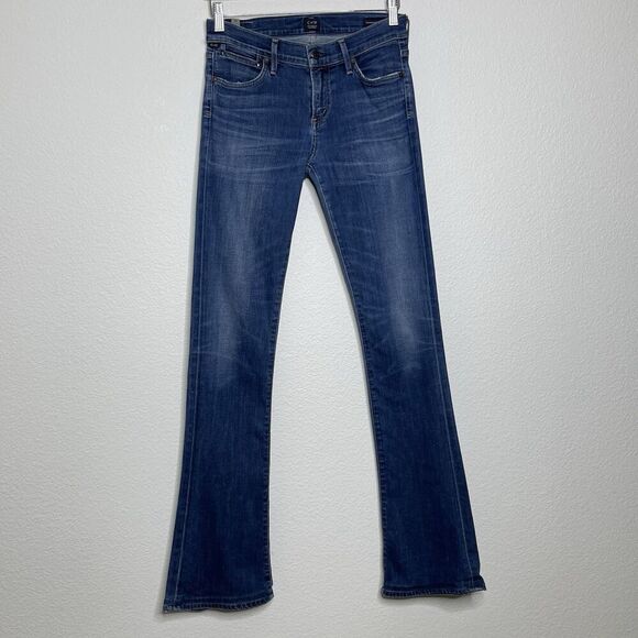 Citizens of Humanity Jeans Slim Fit Bootcut Emannuelle Sz 26 Low Rise 34" Denim - Picture 1 of 16